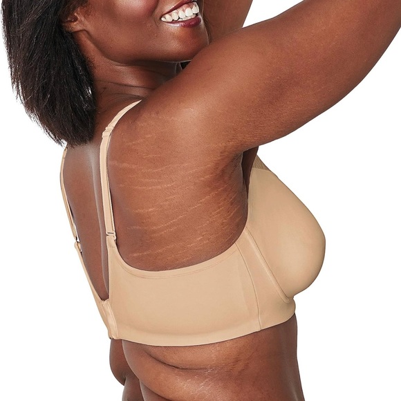Playtex Women's Bounce Control, Coverage Convertible Wireless Bra Beige Size 38C - Picture 2 of 7